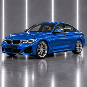 M4 style full replacement rocker panel side skirts installed on a 2014-2020 BMW 4-Series coupe
