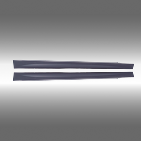 Standalone view of the uninstalled driver and passenger side M4 style replacement rocker panels