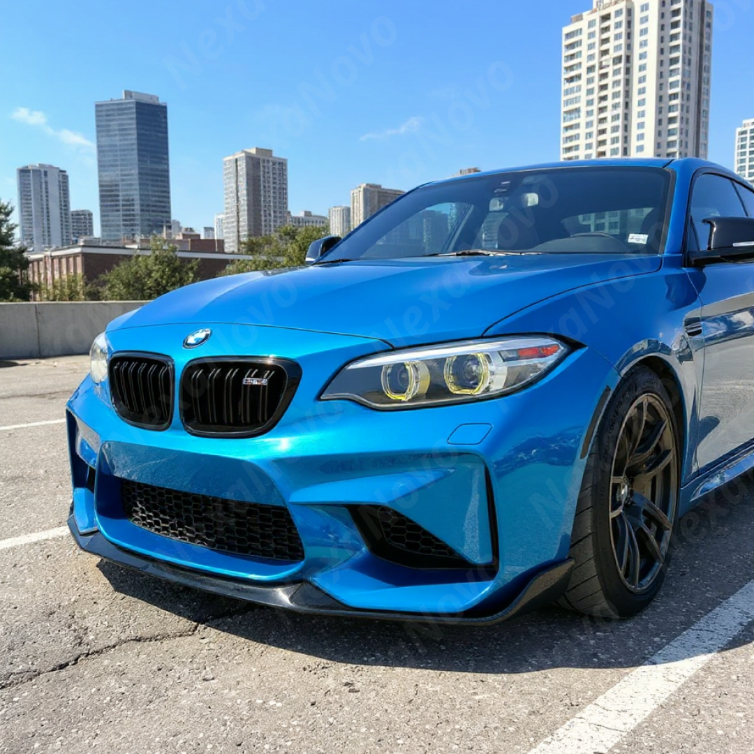Close-up of the lower grilles from the NexaNovo CS Style front bumper cover