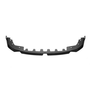 Standalone view of the uninstalled modular gloss black front lip for BMW 3 Series G20
