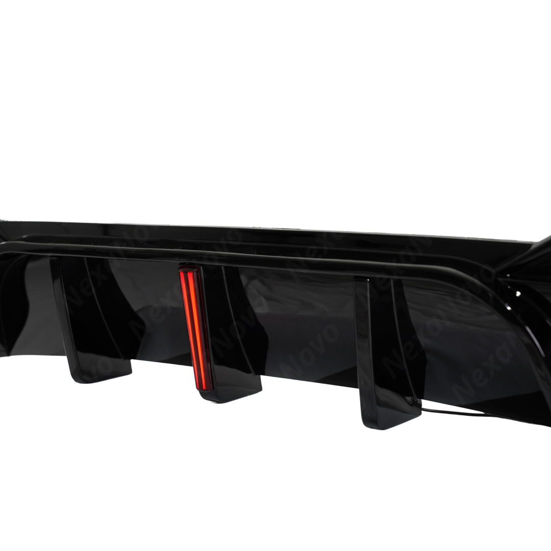 Precision NexaNovo fitment along the M-Sport style bumper of a 2024 BMW G22 4 Series