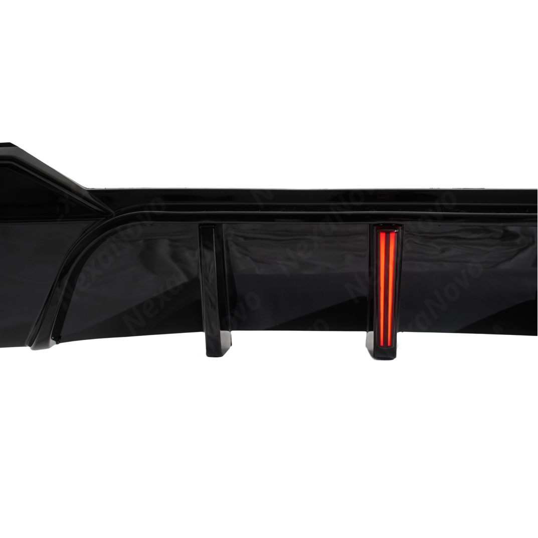 Durable high-impact ABS plastic construction of the NexaNovo BMW 4 Series performance diffuser