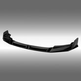 NexaNovo gloss black front bumper lip splitter installed on a 2021-2027 BMW 4-Series G26 Gran Coupe