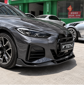 Close-up view showing precision 3D edge alignment along the factory BMW 4-Series lower bumper valance