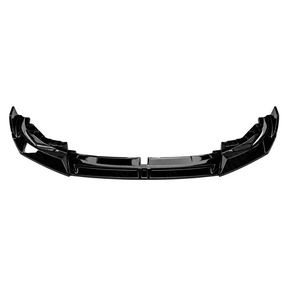 Profile view of the outer corner winglet transition contouring along the lower G26 M Sport bumper edge