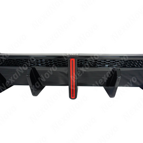 VTEN rear diffuser with LED giving the BMW G26 an aggressive look