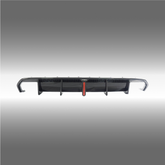 Low angle view emphasizing VTEN dual rear diffuser with LED on G26