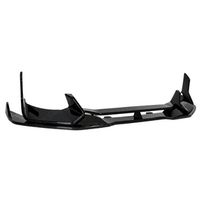 Low three-quarter perspective highlighting the aggressive flare and aerodynamic transition near the rear wheel arch