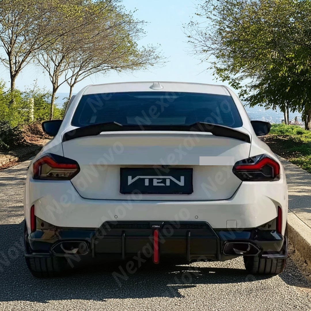 VTEN rear spoiler giving the BMW G42 a sportier profile