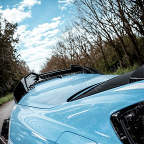 Performance-inspired VTEN rear roof top lip spoiler on G42

