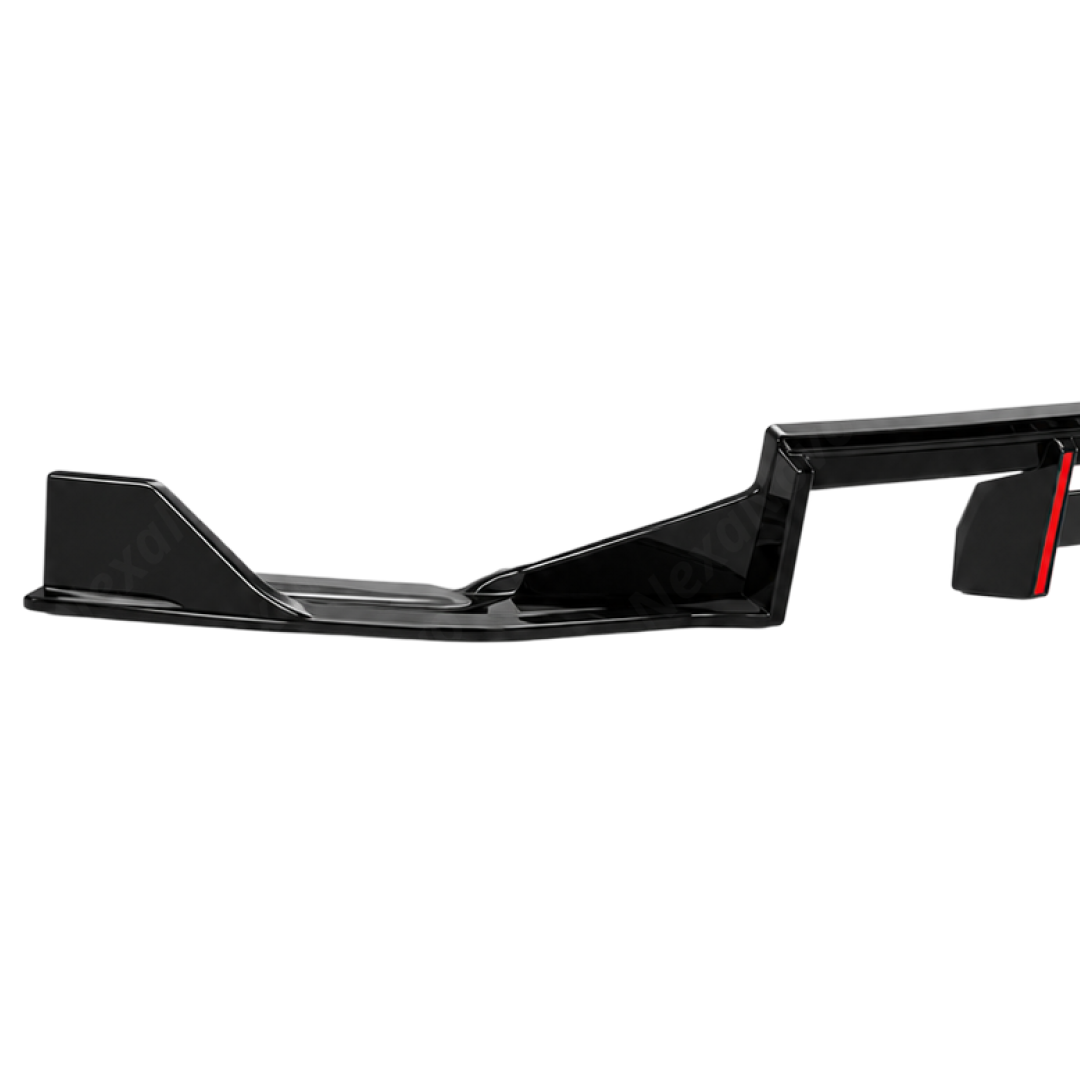 Deep mirror-finish gloss black clear coat on the ABS NexaNovo VTEN diffuser structure