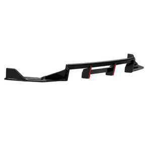View of the OEM-style mounting tabs and clips engineered by NexaNovo for direct G87 rear bumper snap-in