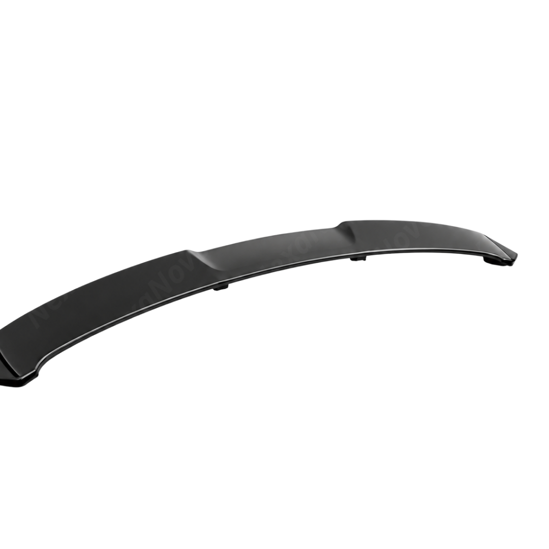 Standalone view of the uninstalled single-piece NexaNovo VTEN roof spoiler panel