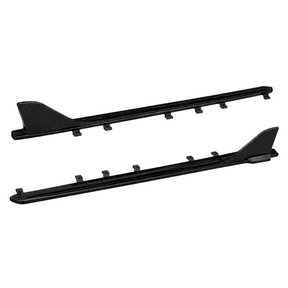 Standalone view of the uninstalled driver and passenger side NexaNovo VTEN side skirt extensions