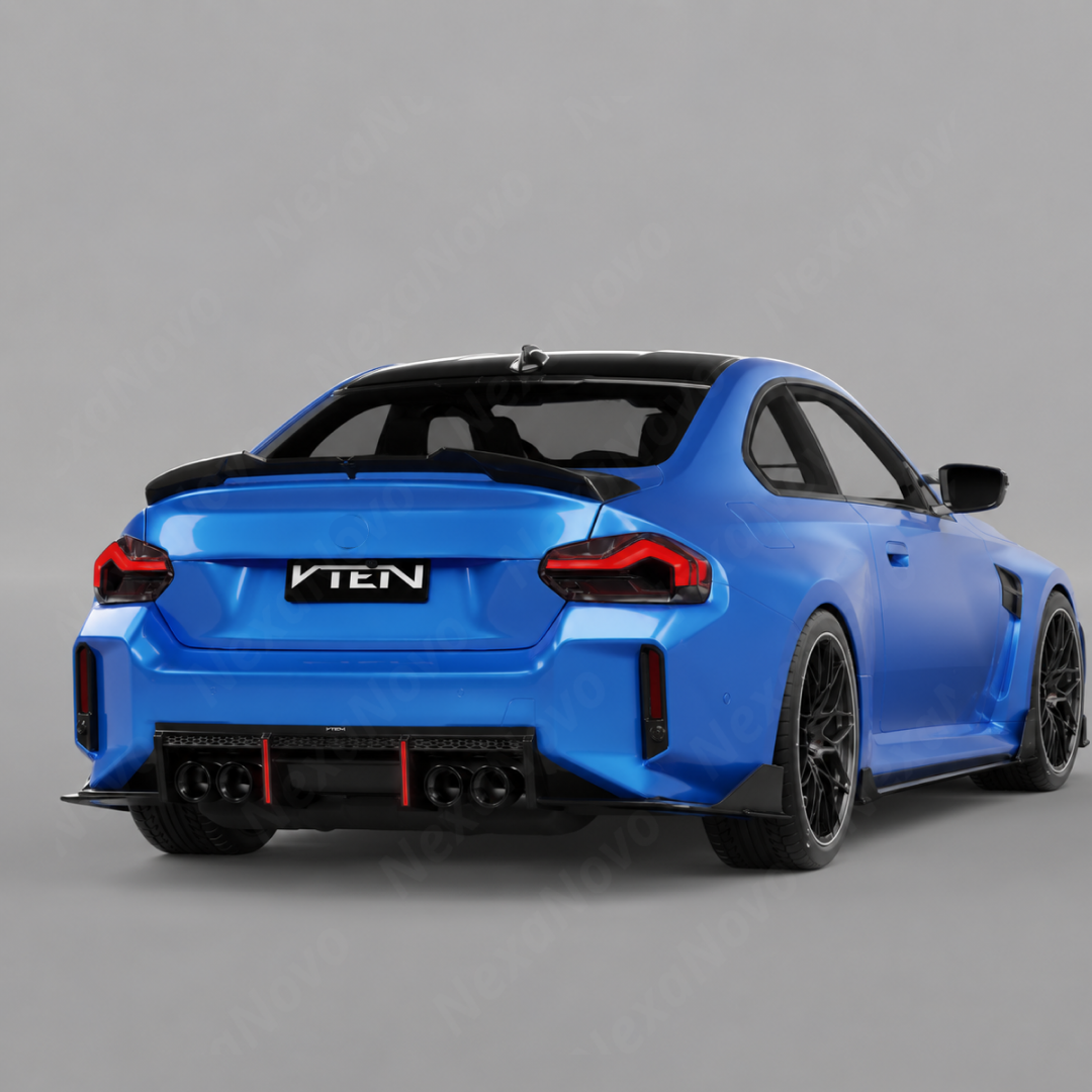 Profile view highlighting the subtle aerodynamic rear winglet transition on the NexaNovo VTEN side steps