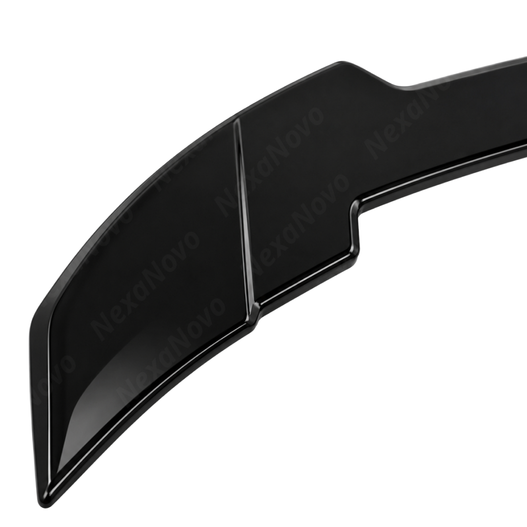 Angle view highlighting the aerodynamic endplate design of the VTEN wing by NexaNovo
