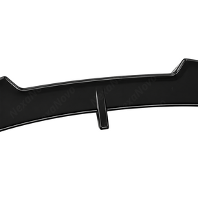 Close-up showing the precision fitment of the wing bases along the G87 trunk lid contours
