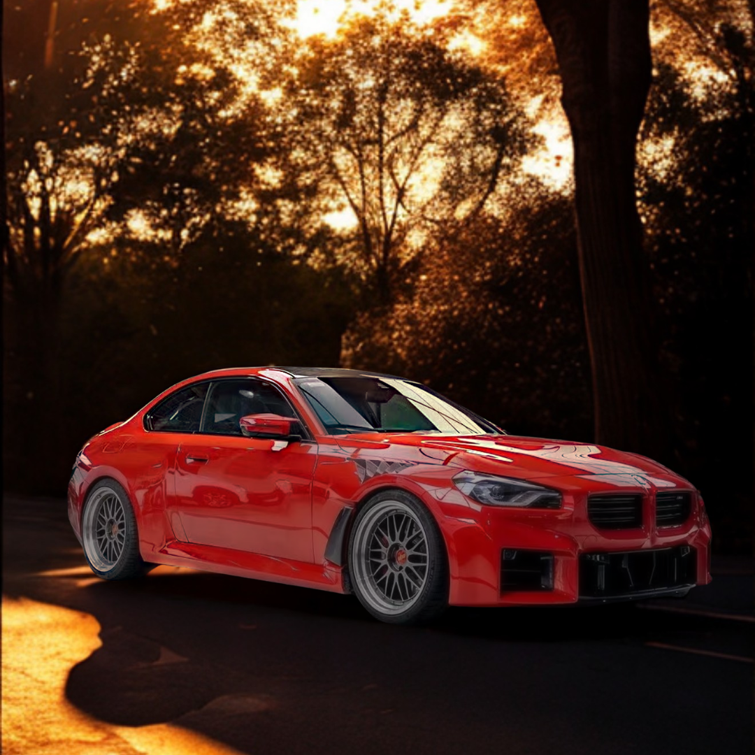 High-gloss NexaNovo carbon fiber N style fender for BMW M2 G87 2023-2026