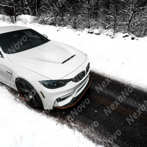 Aerodynamic NexaNovo GTS style splitter improving M3 M4 airflow