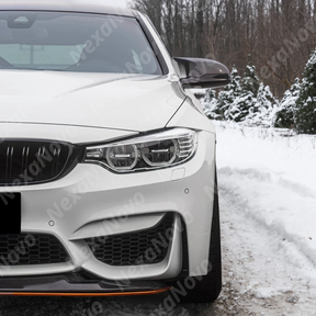 Comparison of stock vs NexaNovo front splitter on BMW M3 M4