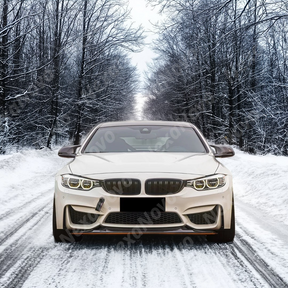 Performance-inspired NexaNovo real carbon fiber front splitter on M4