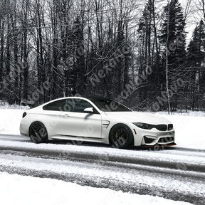 Styling upgrade for a 2018 BMW M3 with NexaNovo front splitter