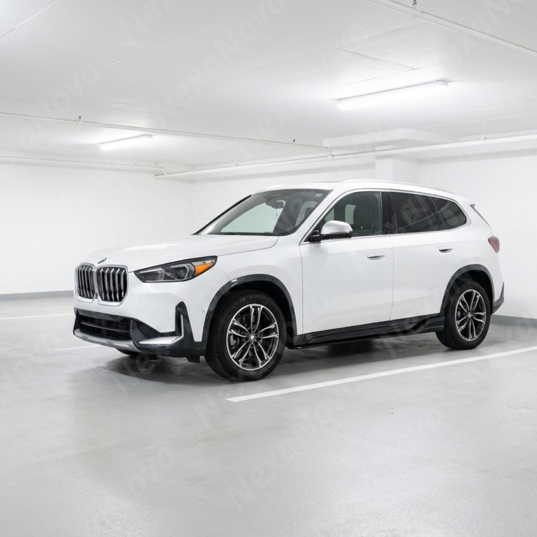 Durable high-impact ABS plastic construction of the NexaNovo BMW X1 rocker panels