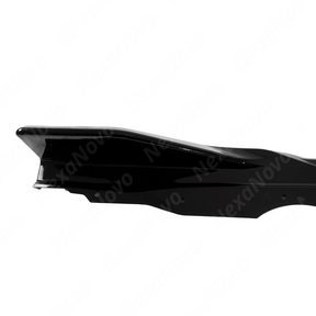 Underside of NexaNovo side skirts showing reinforced mounting points for the BMW X1 chassis