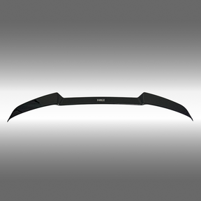 Subtle VTEN roof spoiler on a black BMW X1 U11