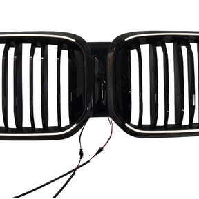 NexaNovo double-slat grille on a BMW X3 with the LED illumination turned off during the day