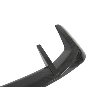 Enhanced visual aggression created by the roof spoiler on the NexaNovo BMW X5 G05 profile