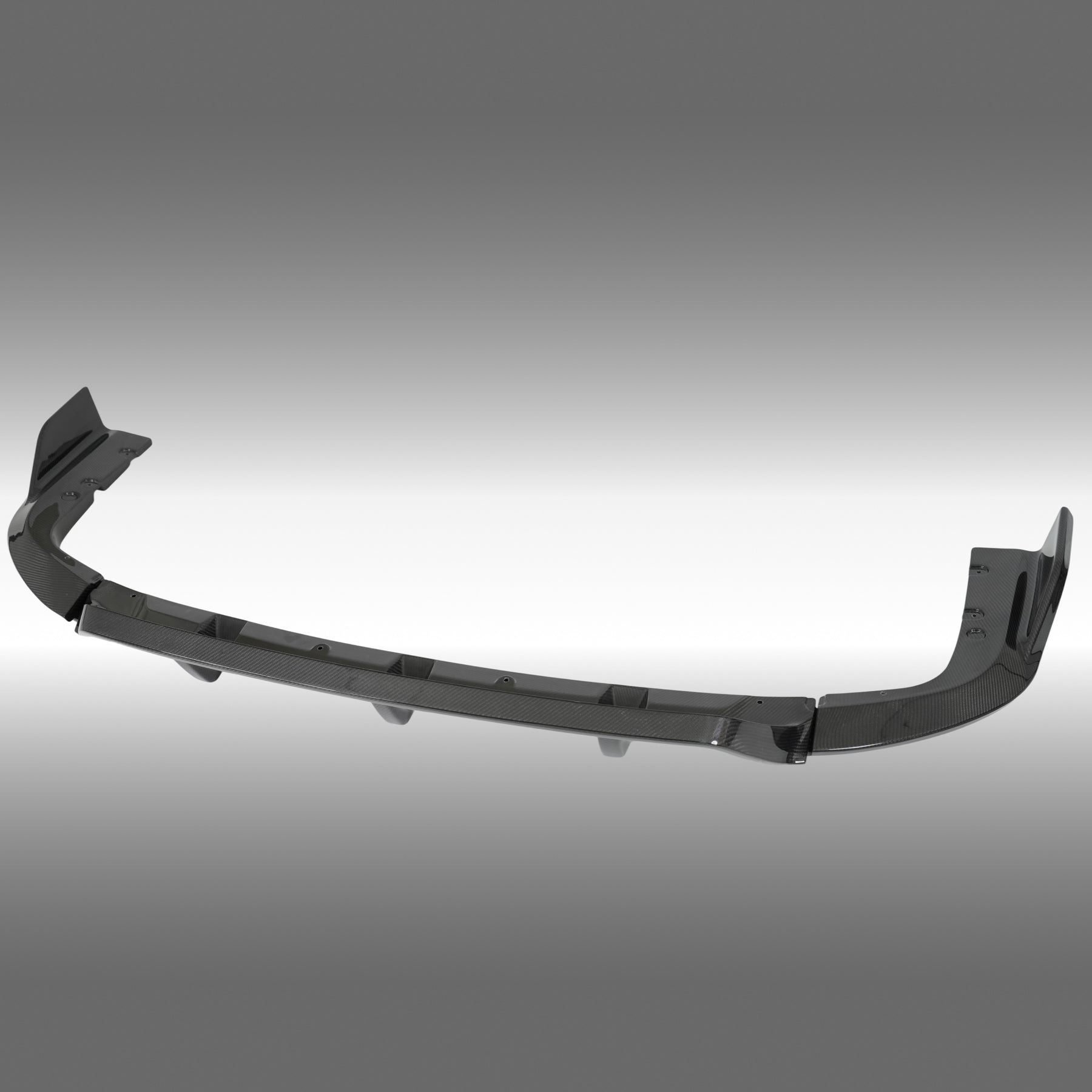 Close-up of the premium NexaNovo 3K twill double-sided carbon fiber weave on the X5 lip