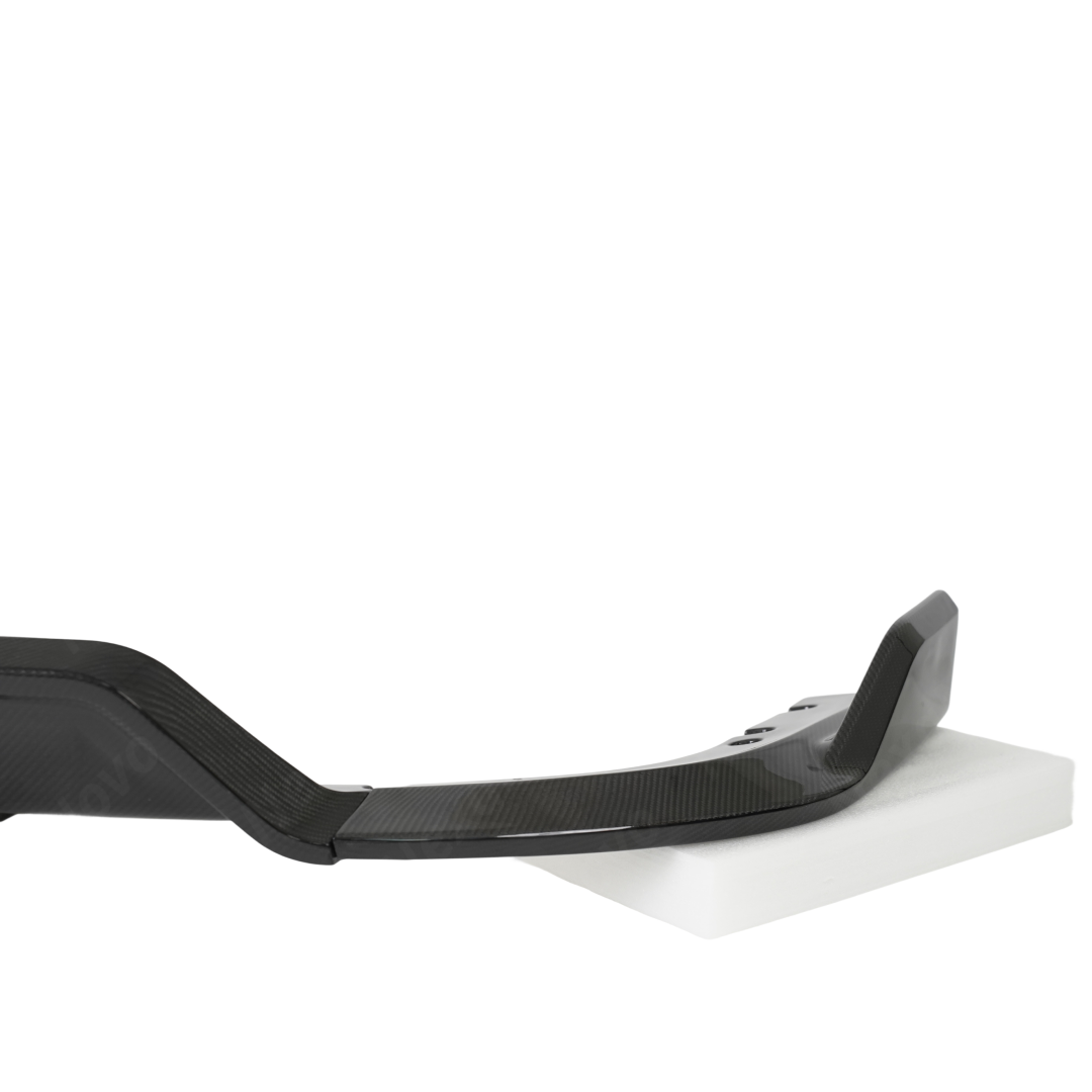 Professional studio photography highlighting the depth of the NexaNovo carbon fiber weave