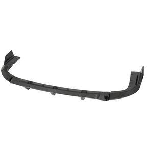 Standalone view of the uninstalled NexaNovo double-sided real carbon fiber rear bumper lip