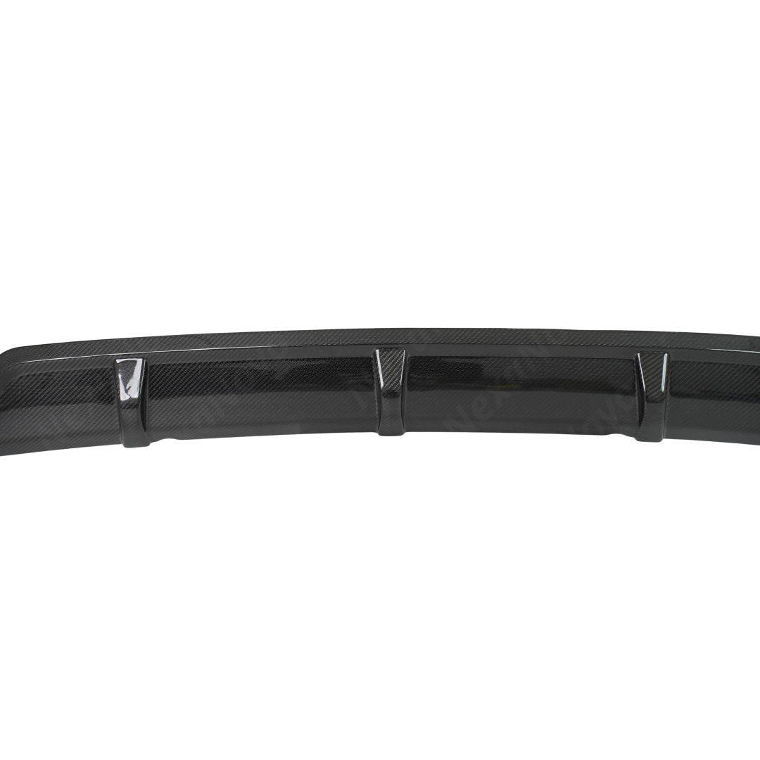 Centered product-only shot of the NexaNovo real carbon fiber rear bumper diffuser for X7