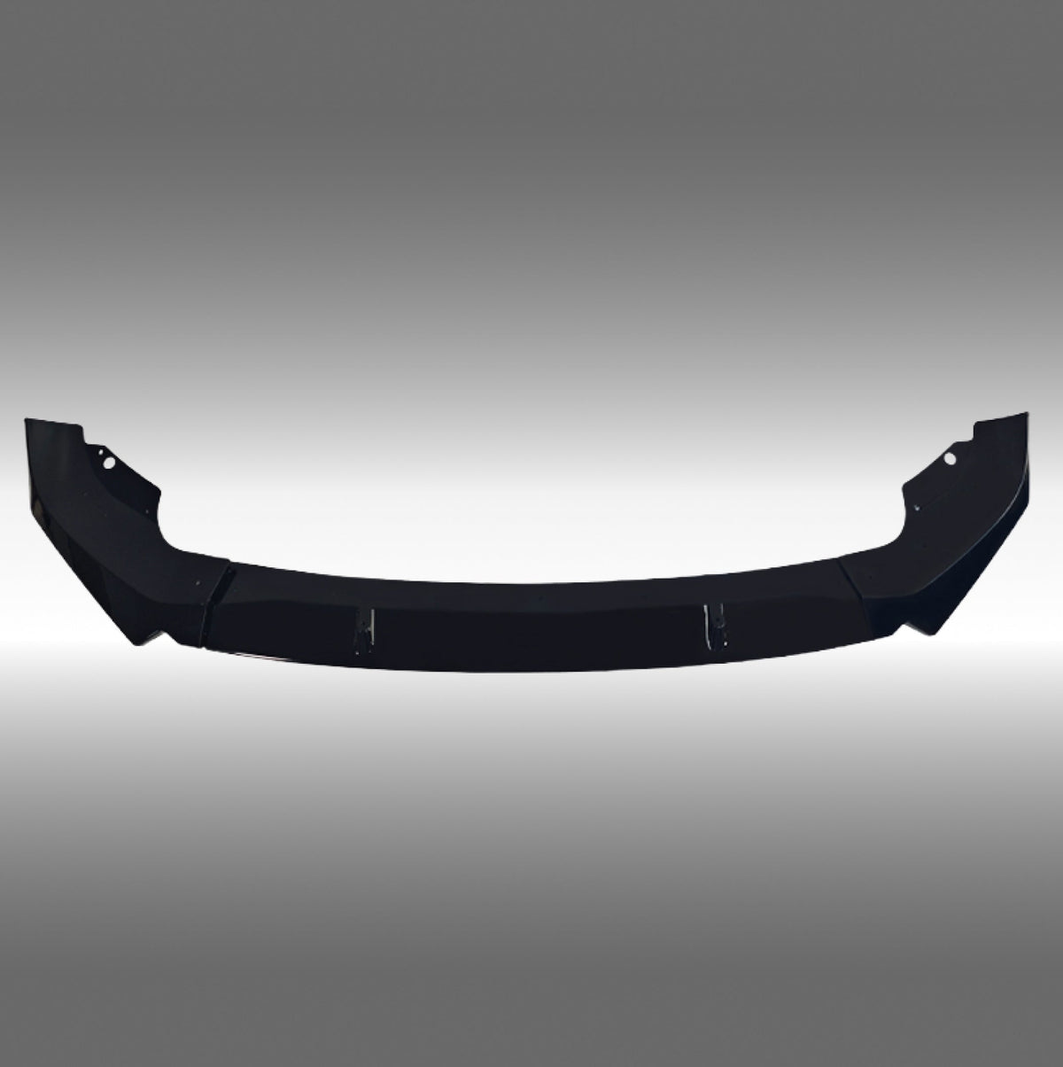 NexaNovo gloss black front bumper lip splitter installed on a 2023 BMW X7 G07 LCI