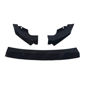 View of the stainless steel screws and adhesive tape included for the NexaNovo X7 front lip