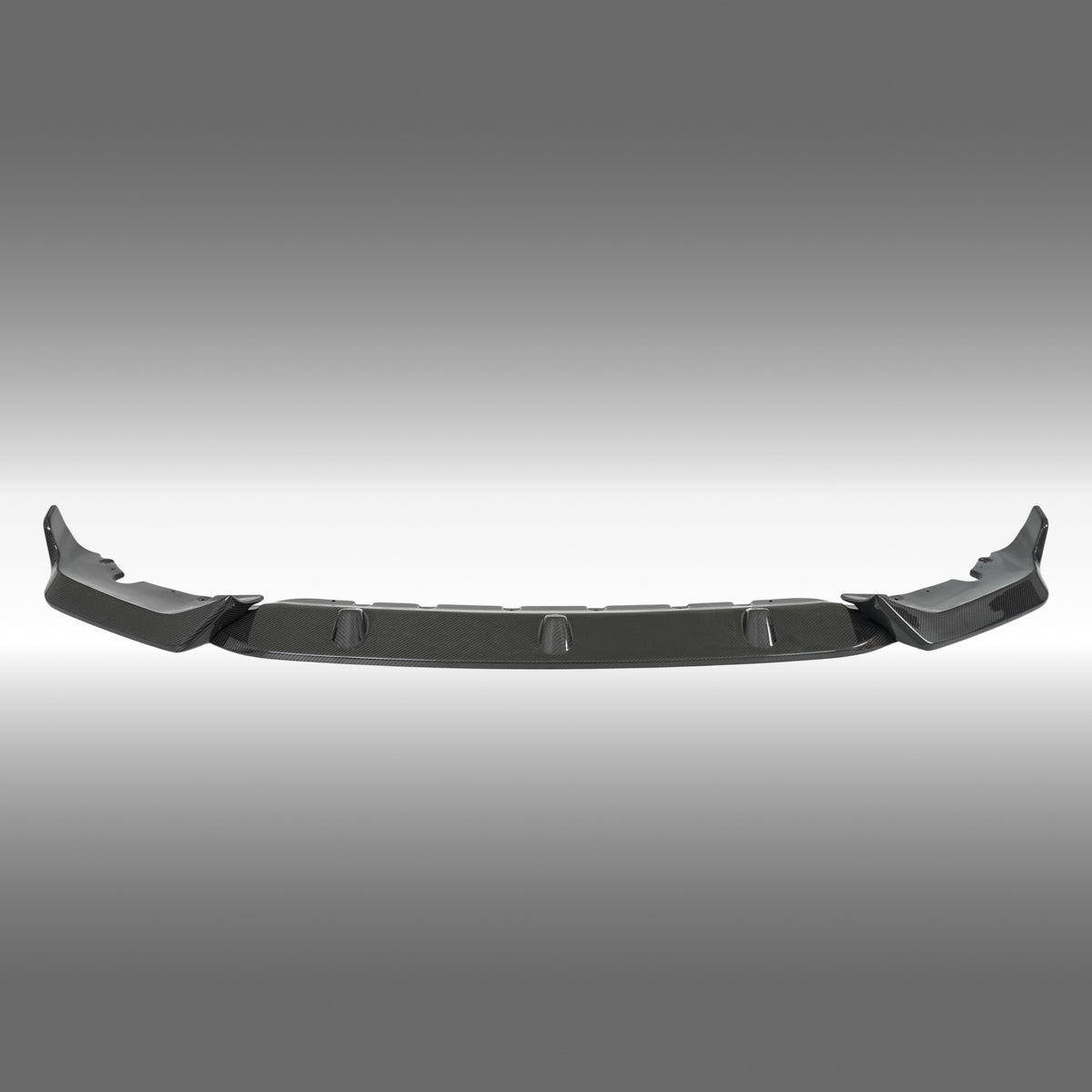 NexaNovo double-layered real carbon fiber front bumper lip installed on a 2019 BMW X7