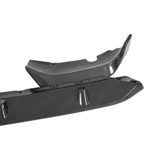 Detailed view of the NexaNovo hand-finished edges and clean lines of the X7 carbon lip