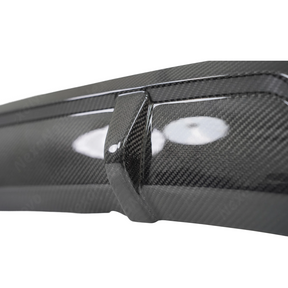 Detailed profile of the NexaNovo rear fins designed to manage airflow behind the BMW X7