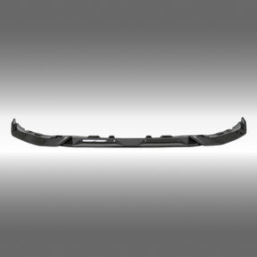 NexaNovo double-layered real carbon fiber front bumper lip installed on a 2023 BMW X7 LCI