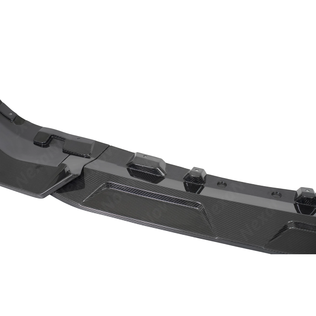 Part of a complete NexaNovo real carbon fiber aerodynamic package for the BMW X7 LCI