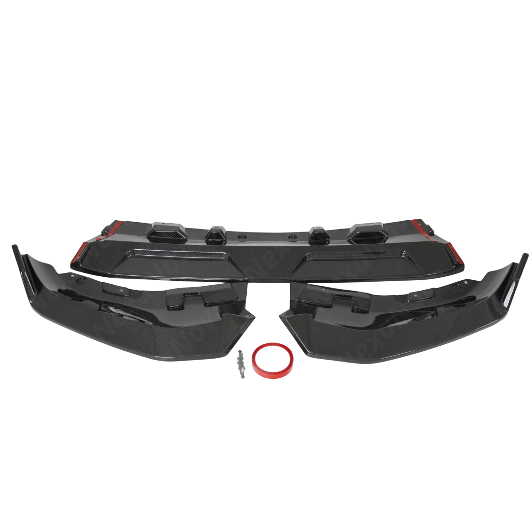 Seamless integration of the NexaNovo double splitter with the BMW X7 LCI's modern bodywork