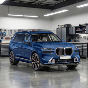 Showing the high-quality NexaNovo mirror reflection on the carbon fiber clear coat depth