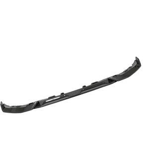Standalone view of the uninstalled NexaNovo double-layer real carbon fiber front bumper lip