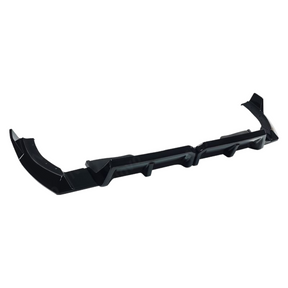 Direct rear view of the NexaNovo aerodynamic M-Performance style diffuser for 2023-2026 BMW XM