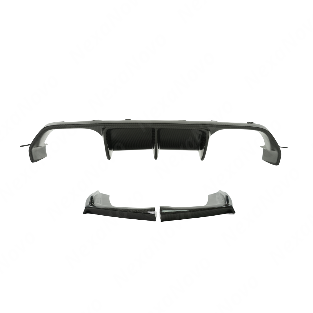 2015-2020 BMW F80 M3 / F82 / F83 M4 - Varis Style Carbon Fiber Diffuser + Spats Aprons
