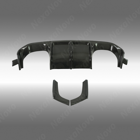 2015-2020 BMW F80 M3 / F82 / F83 M4 - Varis Style Carbon Fiber Diffuser + Spats Aprons
