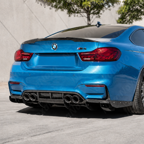 2015-2020 BMW F80 M3 / F82 / F83 M4 - VRS Style Carbon Fiber Diffuser + Undertray