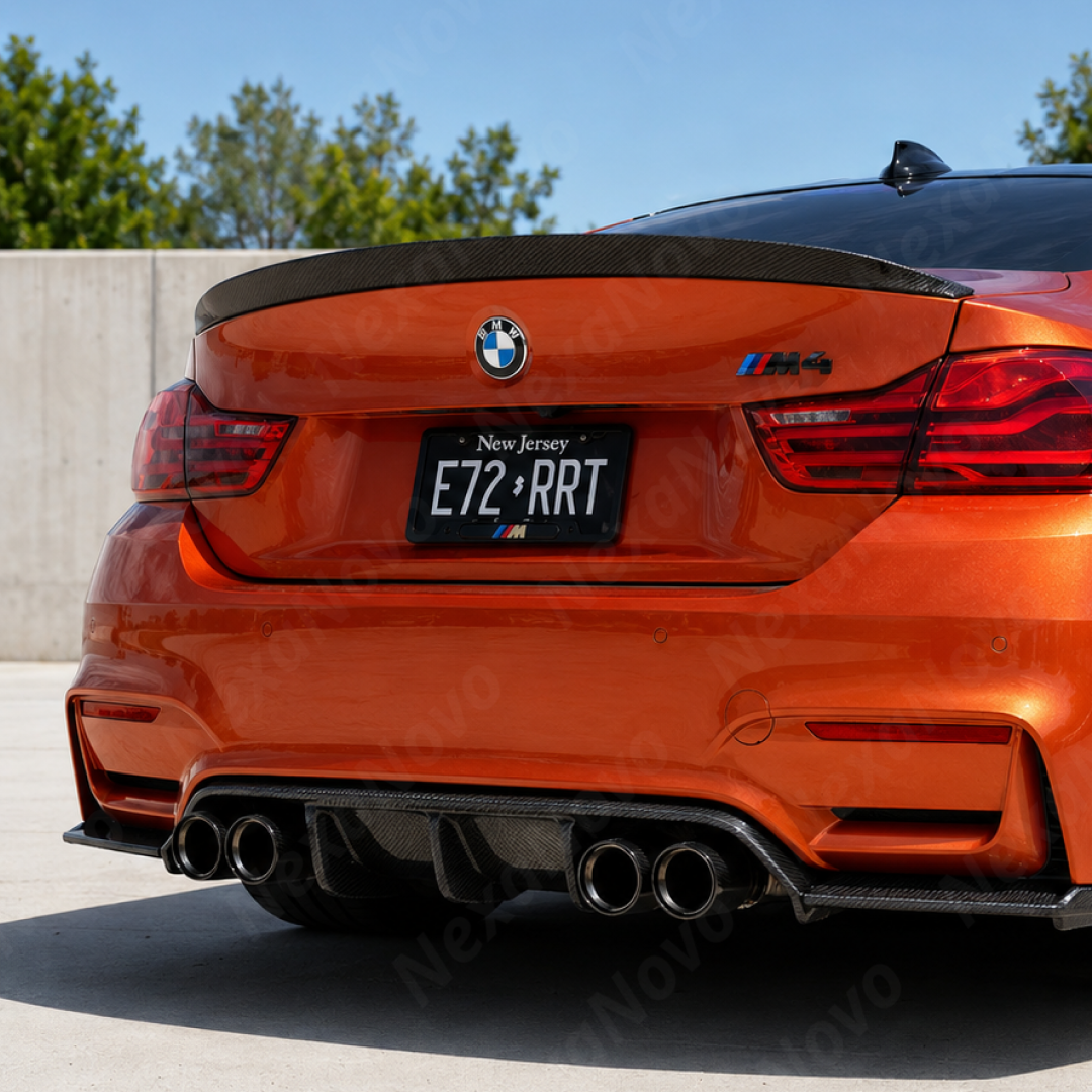 2015-2020 BMW F80 M3 / F82 / F83 M4 - Varis Style Carbon Fiber Diffuser + Spats Aprons